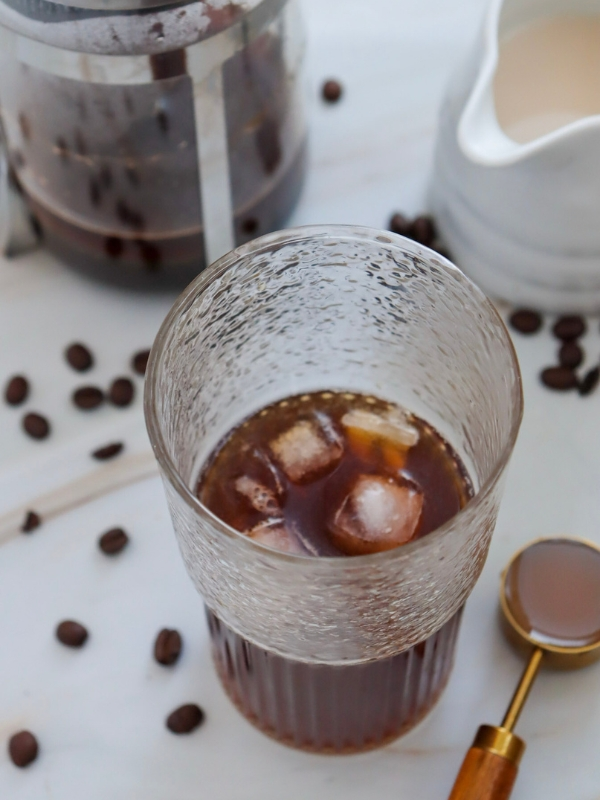 brewed-coffee-Caramel-Iced-Coffee-Recipe
