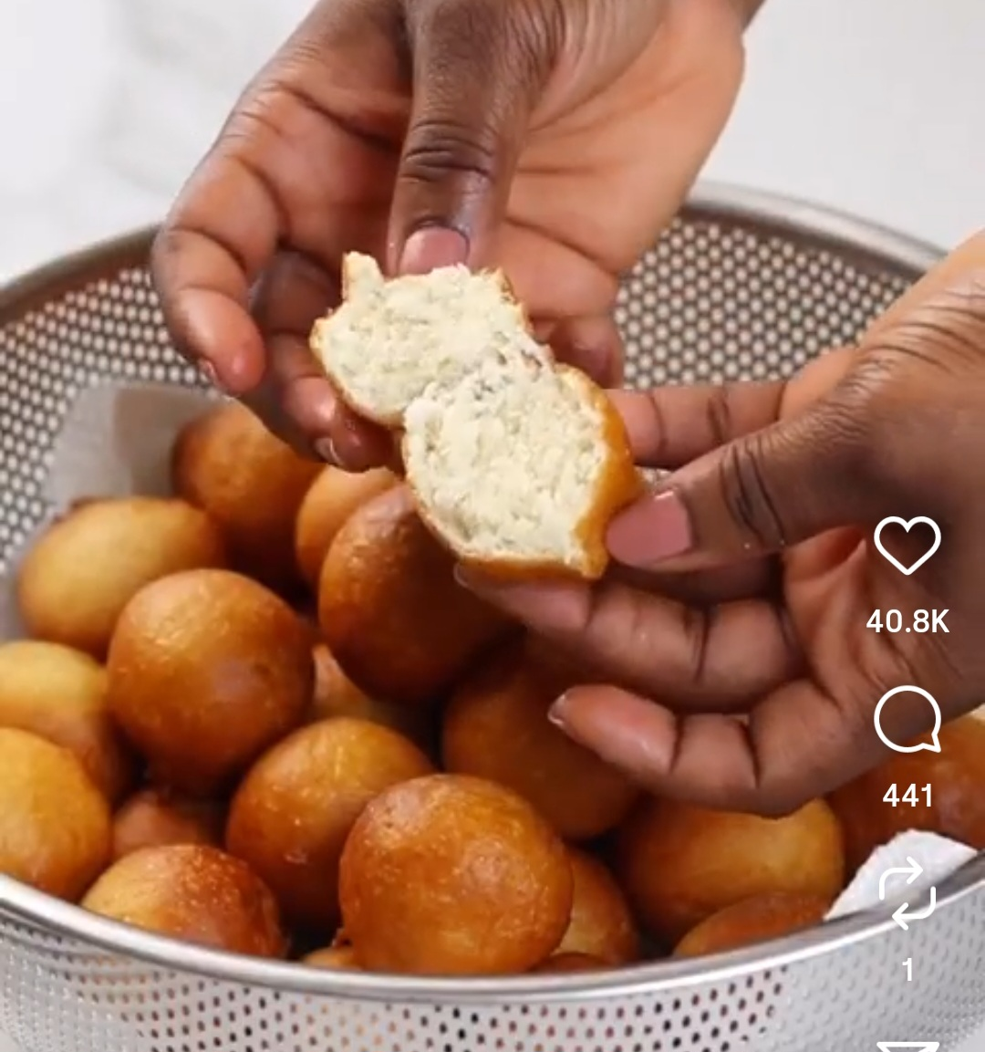 open-puff-puff-in-a-seive