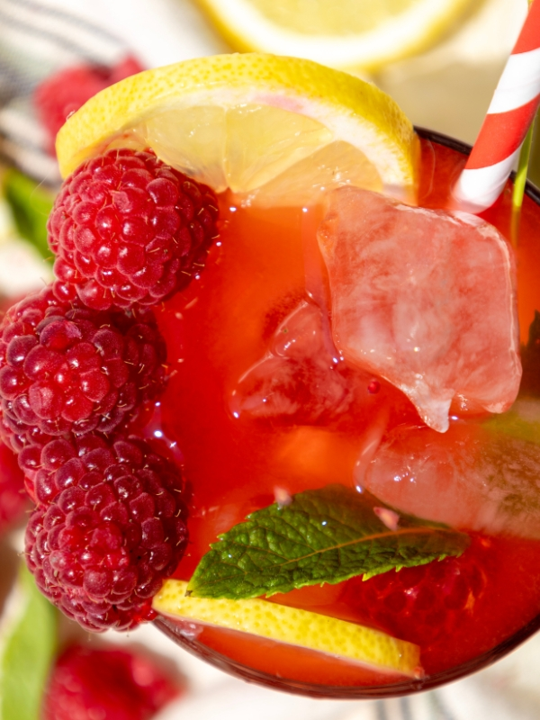 Garnish-and-Serve-as-one-of-Raspberry-Mojito-Mocktail-Recipe