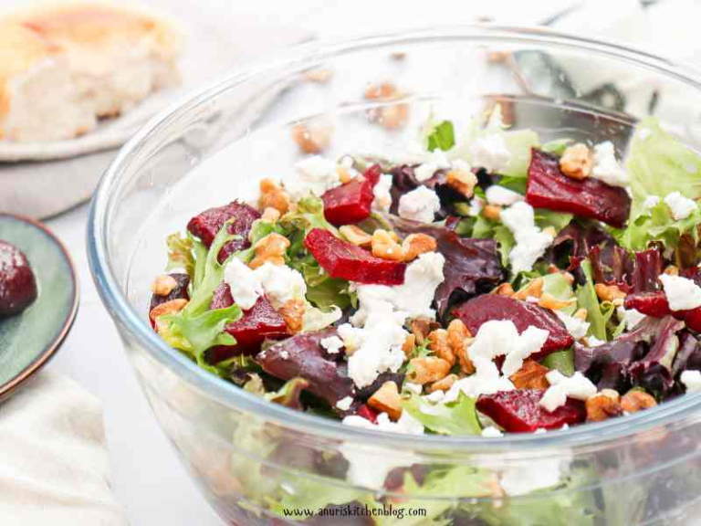 Grilled Beetroot Goat Cheese Salad