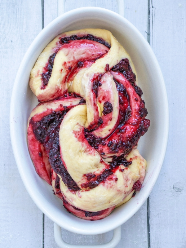 Second-Rise-for-Blackberry-Swirl-Bread-with-Almond-Flakes-recipe