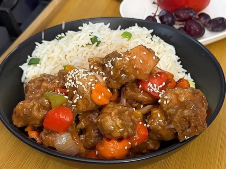 A-plate-of-chicken-stir-fry-recipe