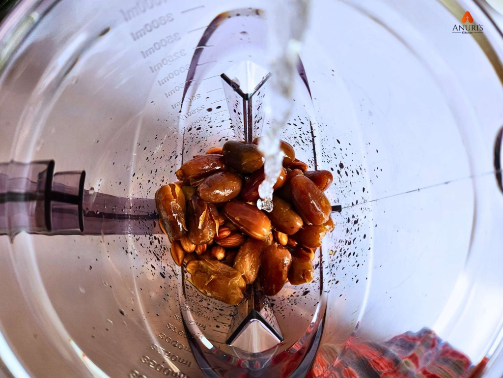 Blending all  ingredients together
