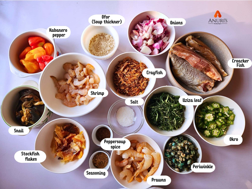 Fisherman soup ingredients