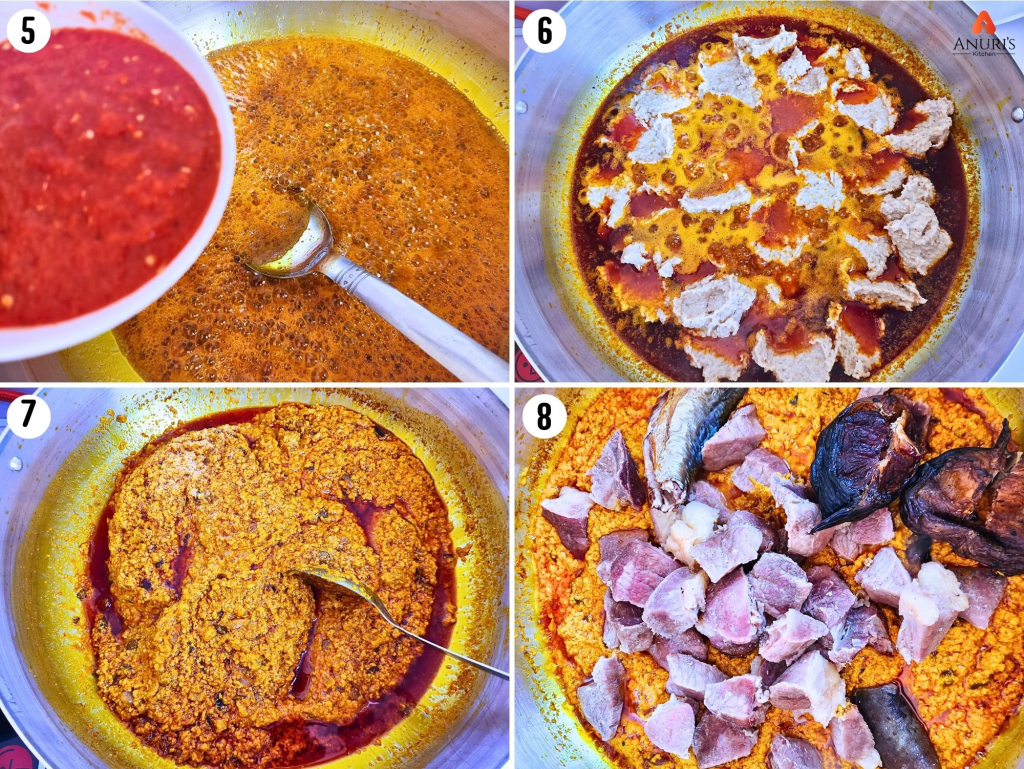 Step 2 of cooking the soup from base to finish