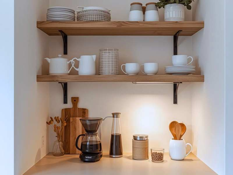 Vertical coffee station designs