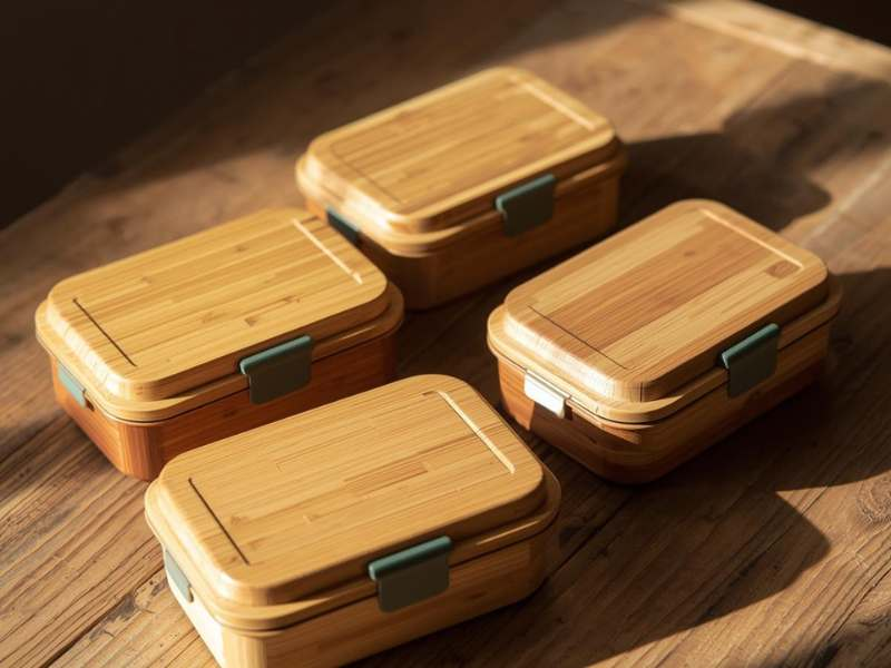 Aesthetic Eco-Friendly Bamboo or Wooden Lunch Boxes For Your 9-5