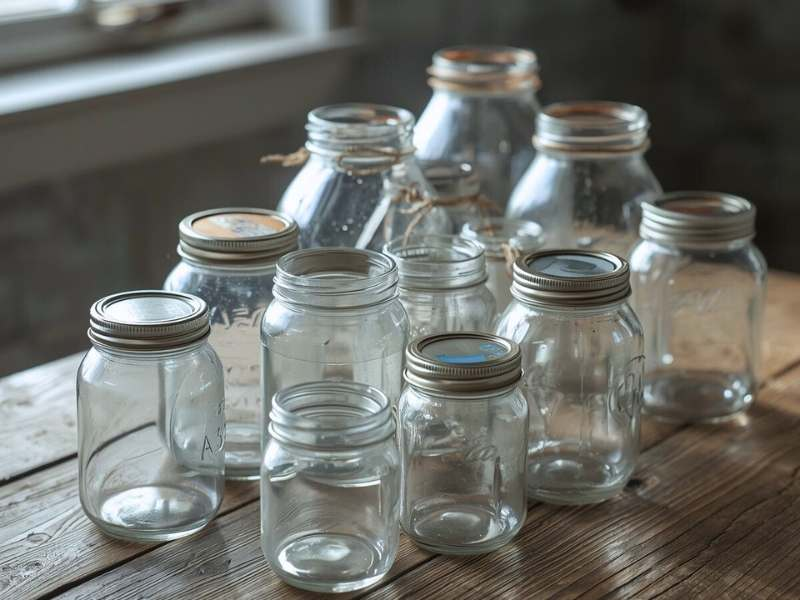 Recycled store bought jars