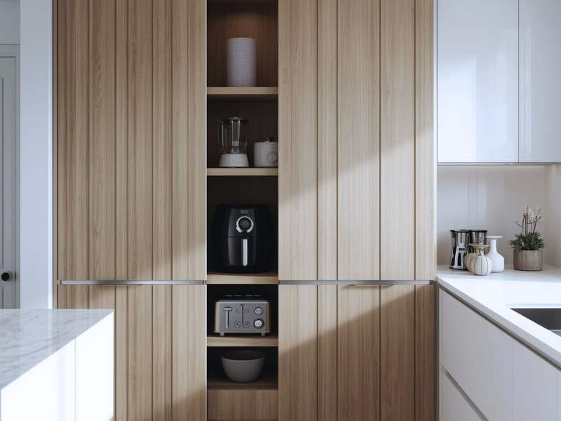 Well oranised appliance garage