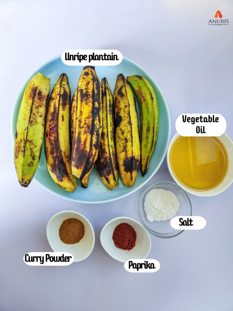 Crunchy Plantain Chips Ingredients