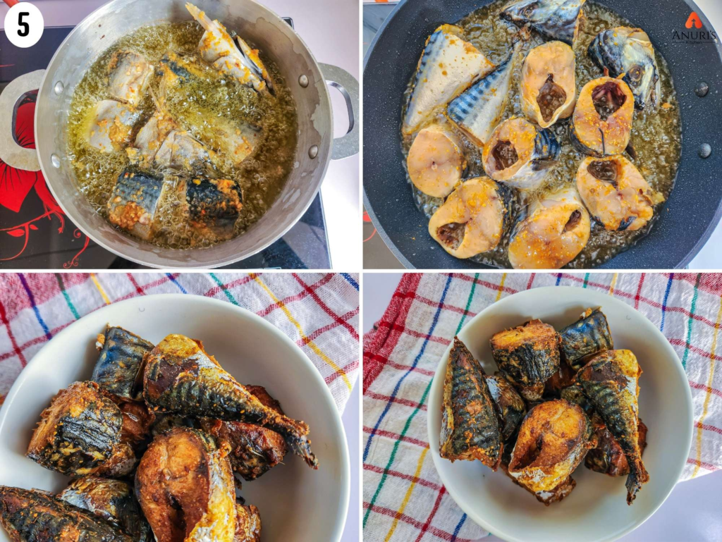 Fried Mackerel Fish step by step guide
