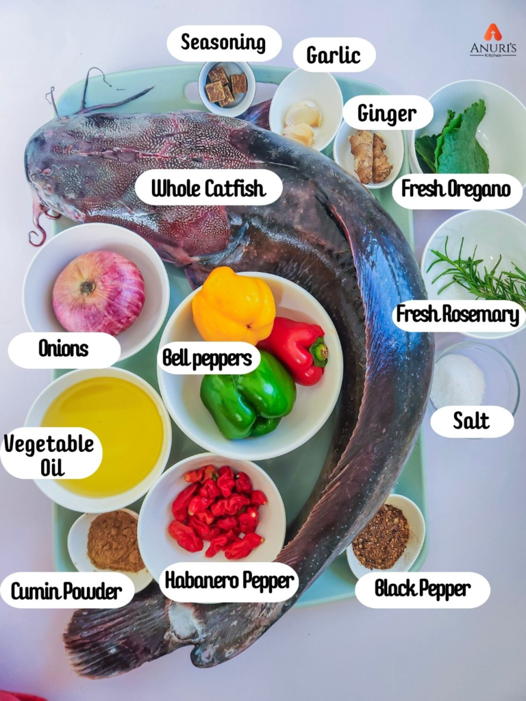 Grilled Catfish Ingredients